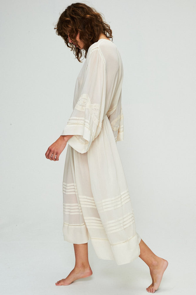 FAUNE Dahlia dress - Oyster