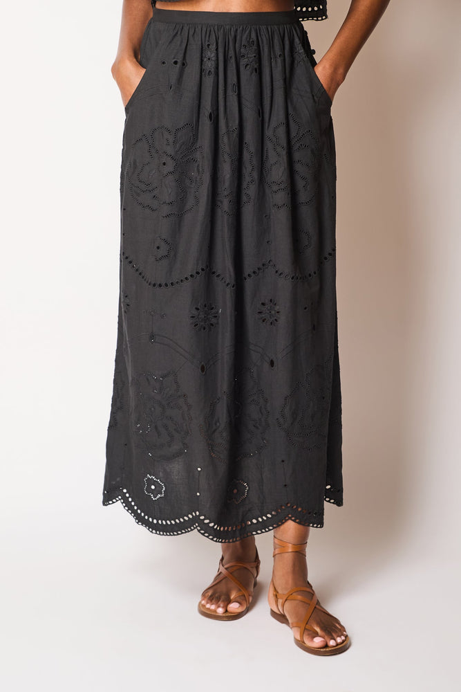 FAUNE Mabel skirt - Black