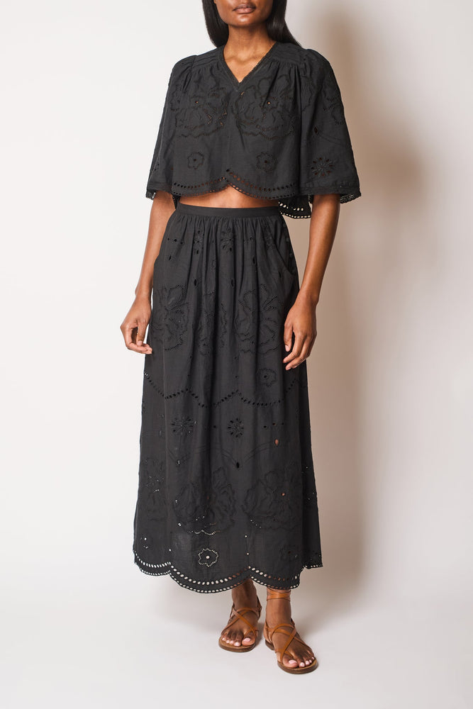 FAUNE Mabel skirt - Black