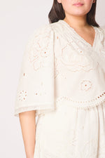 FAUNE Mabel top - White