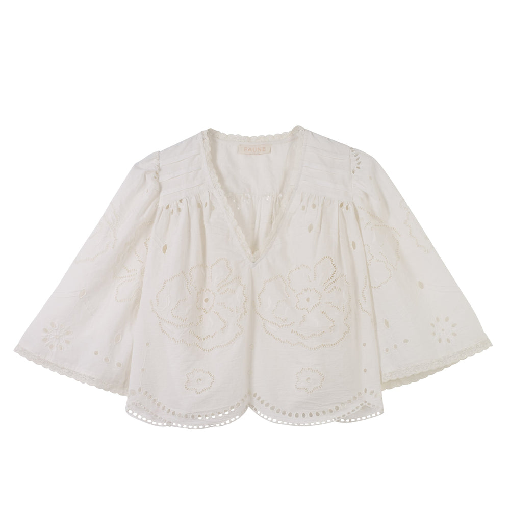 FAUNE Mabel top - White