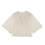 FAUNE Rae bed jacket - Vintage white