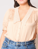 FAUNE Rose blouse - Antique rose