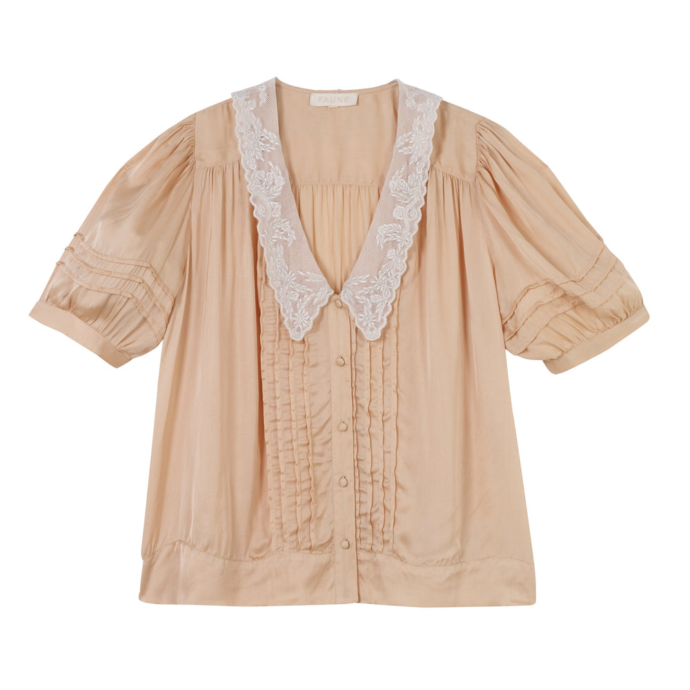 FAUNE Rose blouse - Antique rose