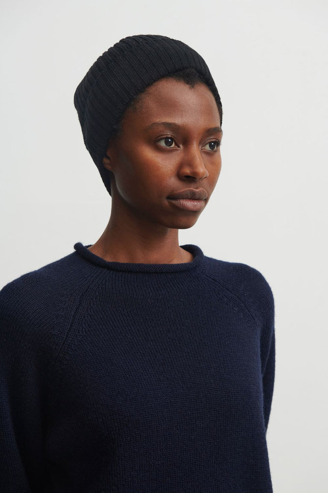 FUB Merino Beanie black hat