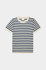FUB Classic tee - Ecru/Dark navy