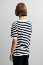 FUB Classic tee - Ecru/Dark navy