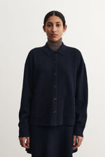 FUB Felted jacket - Dark navy