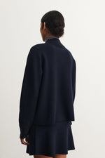 FUB Felted jacket - Dark navy