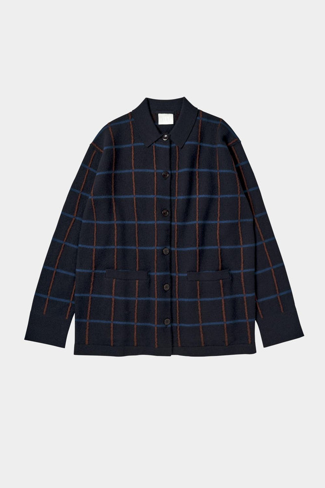FUB Felted Jacket Dark Navy