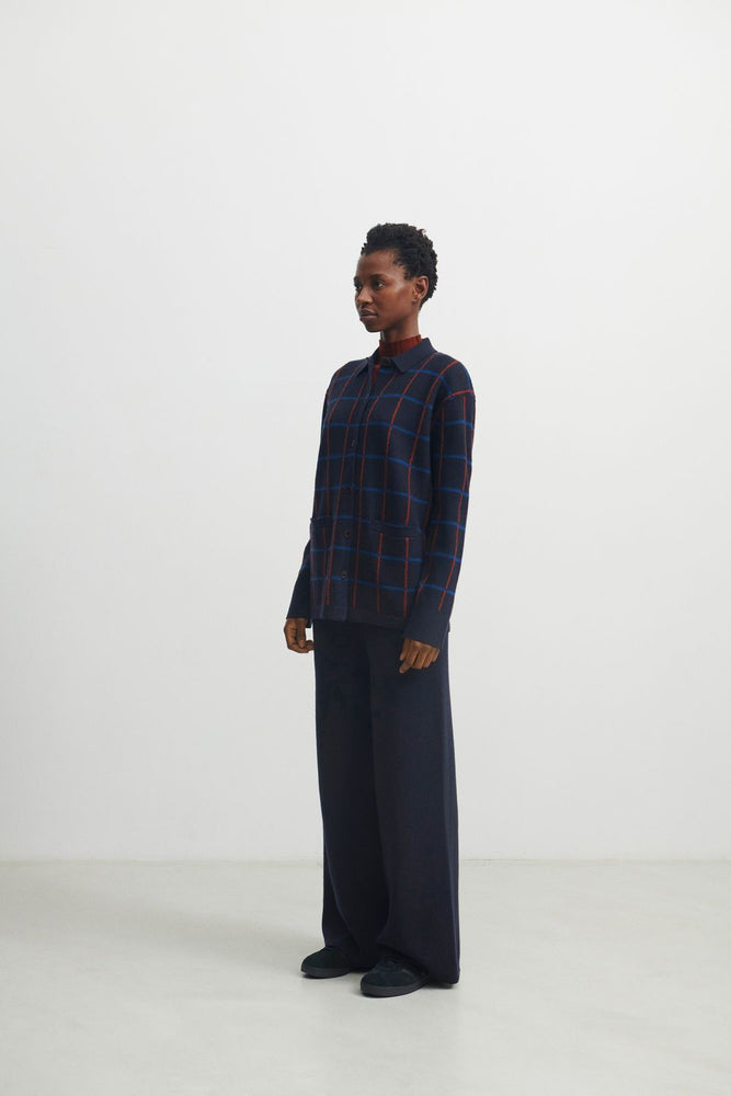 FUB Felted Jacket Dark Navy