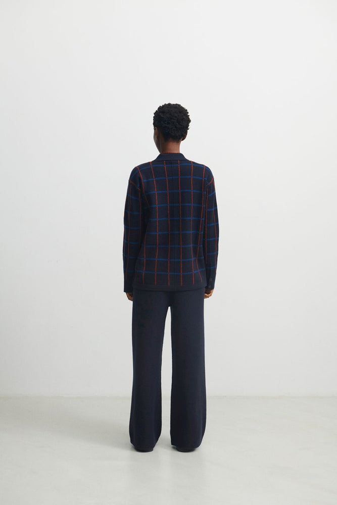FUB Felted Jacket Dark Navy