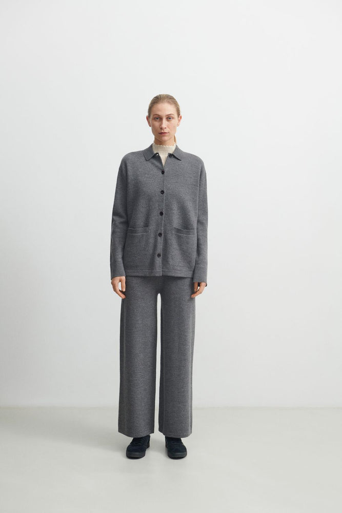 FUB Felted Pants Grey Melange