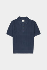 FUB High twist polo - Dark navy