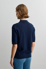 FUB High twist polo - Dark navy