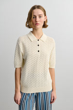 FUB High twist polo - Ecru