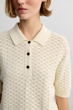 FUB High twist polo - Ecru