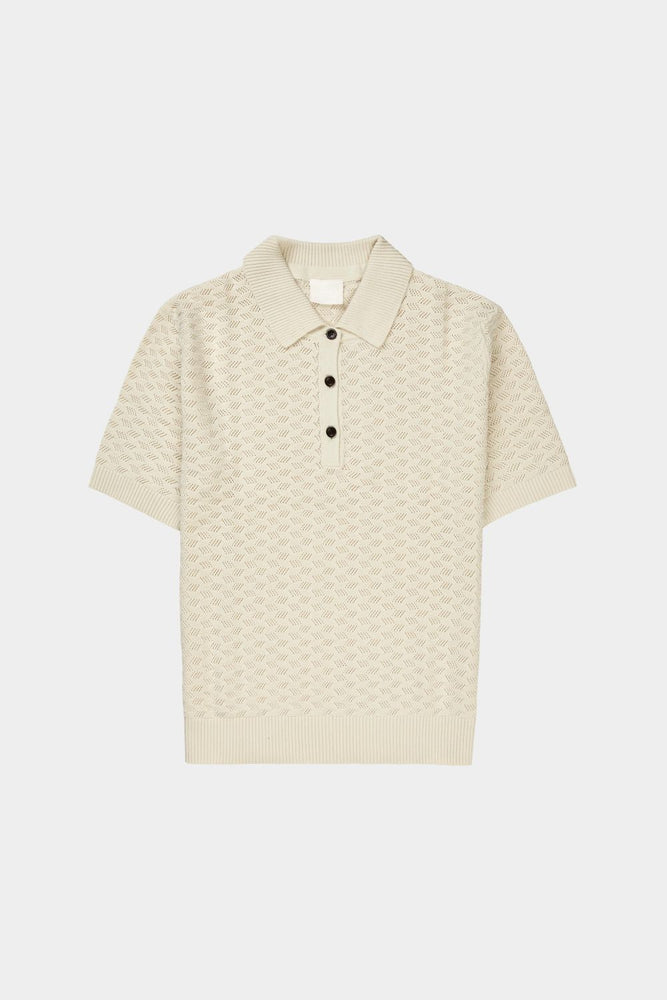 FUB High twist polo - Ecru