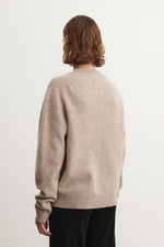 FUB Lambswool crewneck - Oat melange