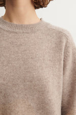 FUB Lambswool crewneck - Oat melange