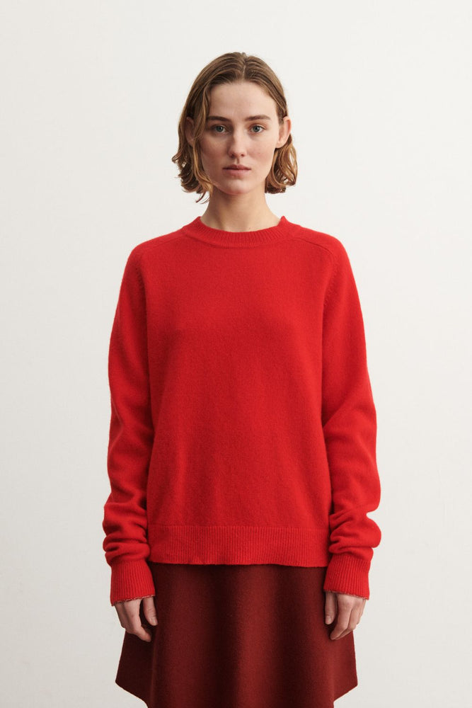 FUB Lambswool crewneck - Signal red