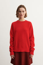 FUB Lambswool crewneck - Signal red
