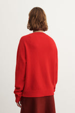 FUB Lambswool crewneck - Signal red