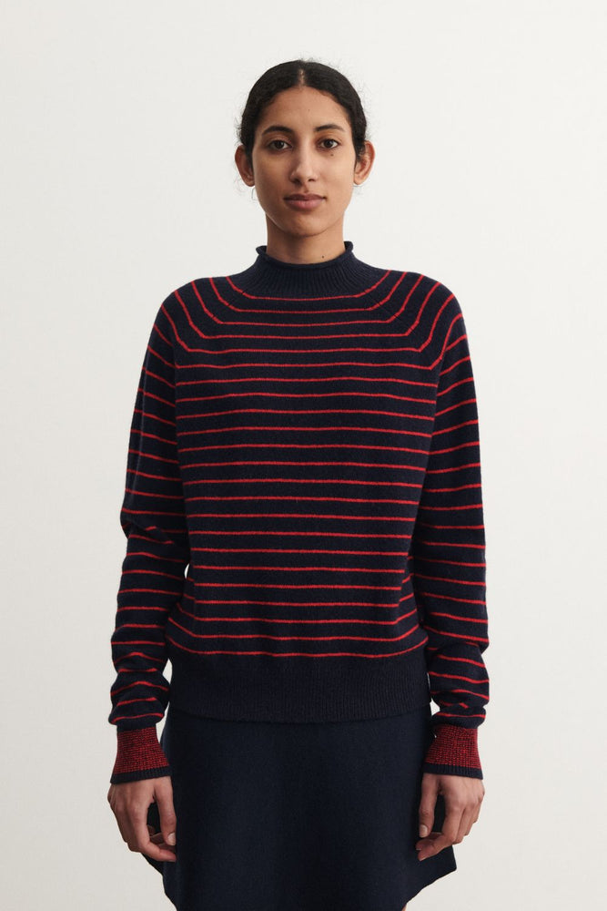 FUB Lambswool jumper - Dark navy