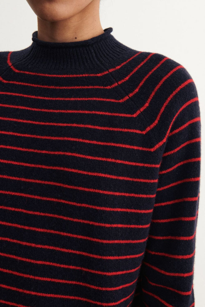 FUB Lambswool jumper - Dark navy