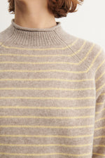 FUB Lambswool jumper - Oat melange