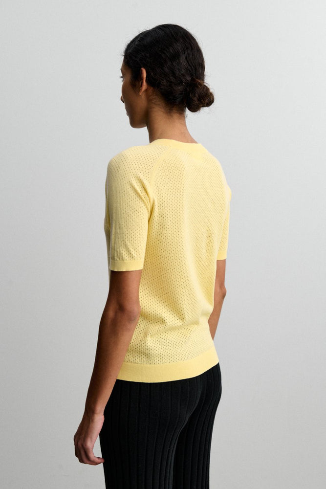 FUB Pointelle tee - Vanilla