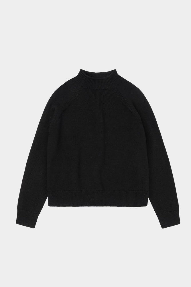 FUB Raw wool jumper - Black