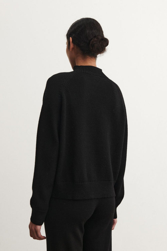 FUB Raw wool jumper - Black