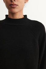 FUB Raw wool jumper - Black