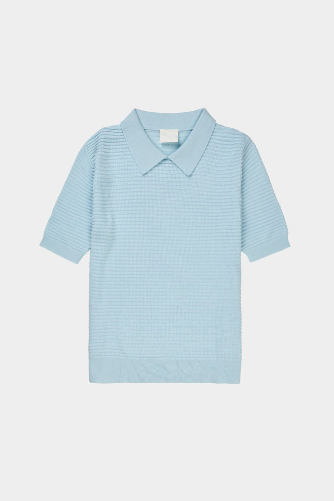 FUB Structure polo - Light blue