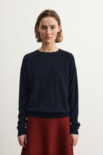 FUB Thin knitwear - Dark navy