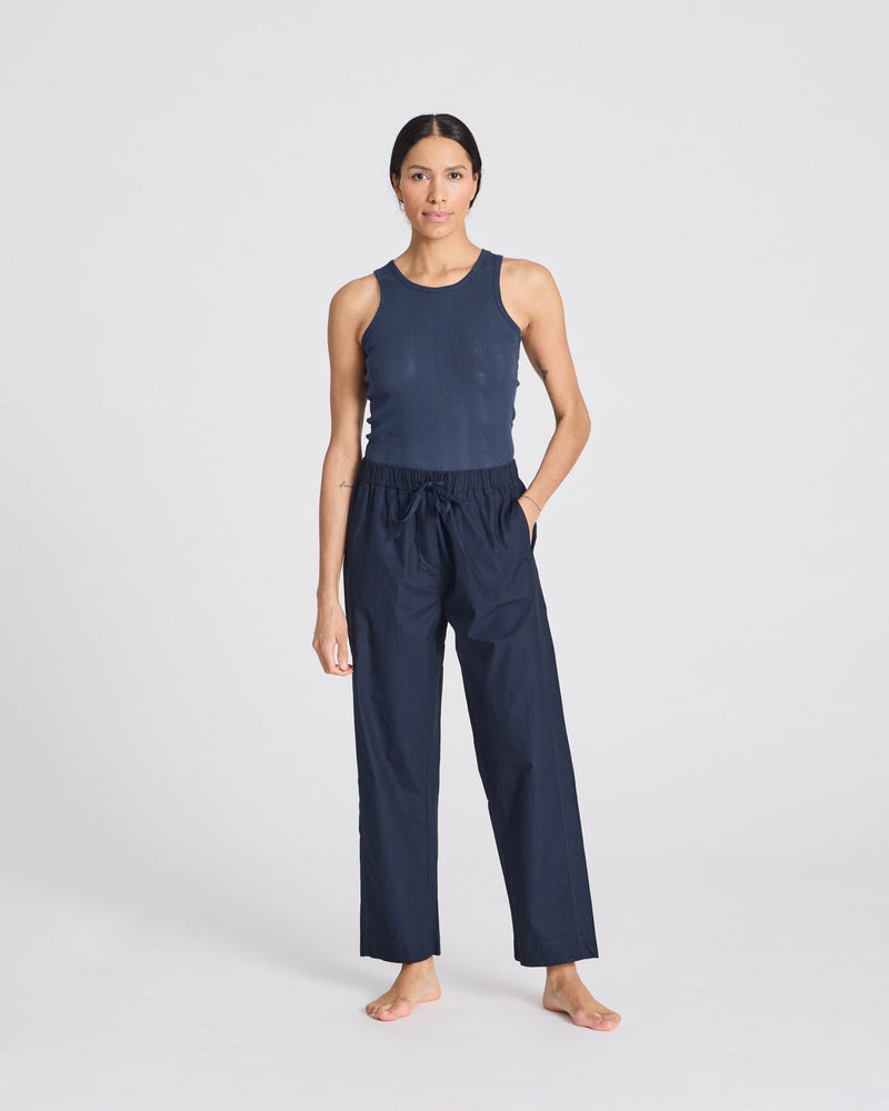 Gai + Lisva ASTRID Pant Poplin - Midnight