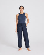Gai + Lisva ASTRID Pant Poplin - Midnight