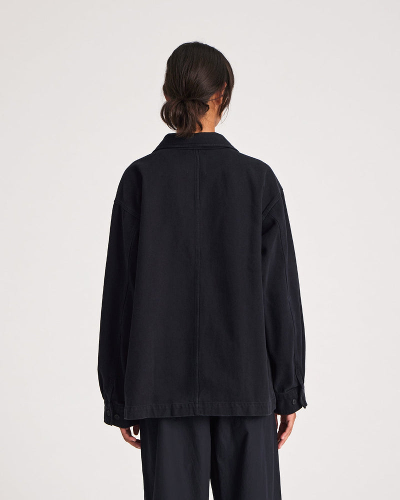 Gai + Lisva ELLIE Work Wear Jacket - Black