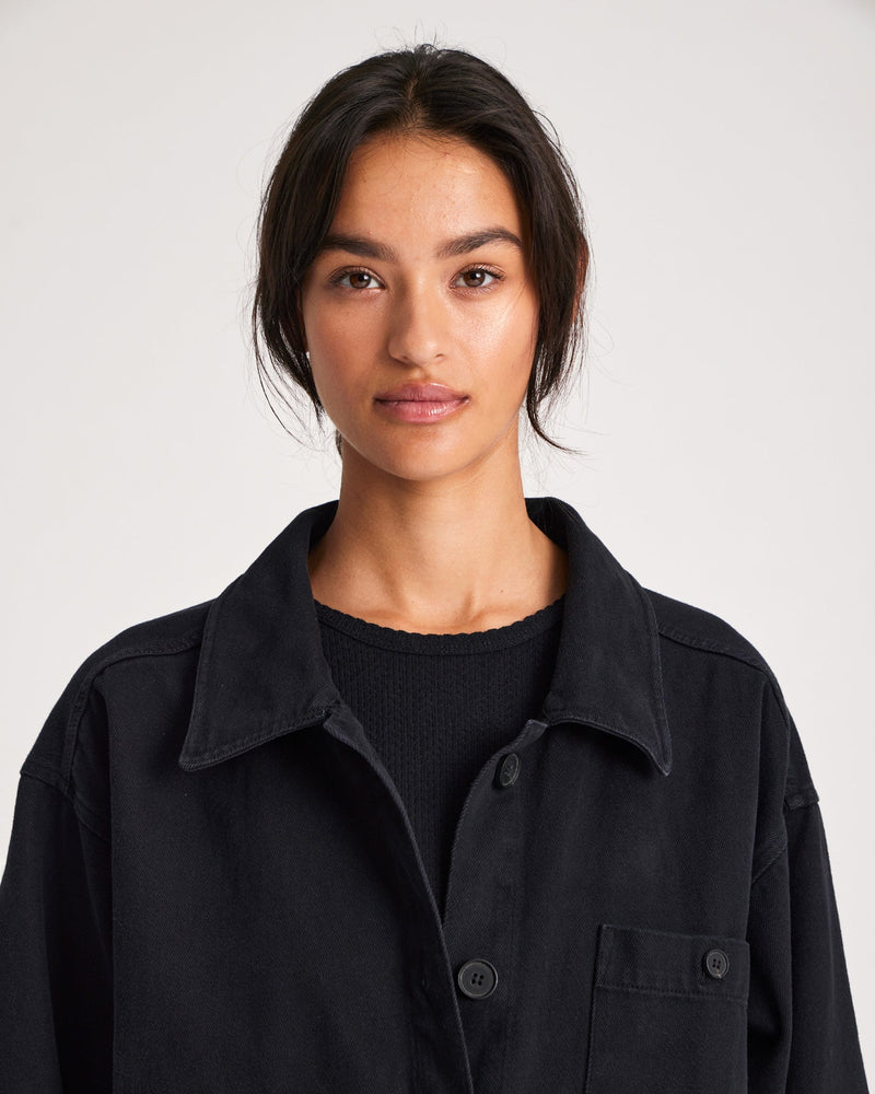 Gai + Lisva ELLIE Work Wear Jacket - Black