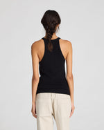 Gai + Lisva LULU KNIT TOP GOTS - BLACK