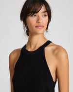 Gai + Lisva LULU KNIT TOP GOTS - BLACK