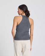 Gai + Lisva LULU KNIT TOP GOTS - DARK GREY