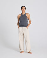 Gai + Lisva LULU KNIT TOP GOTS - DARK GREY