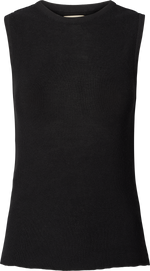Gai + Lisva SOFIE KNIT TANK GOTS - BLACK