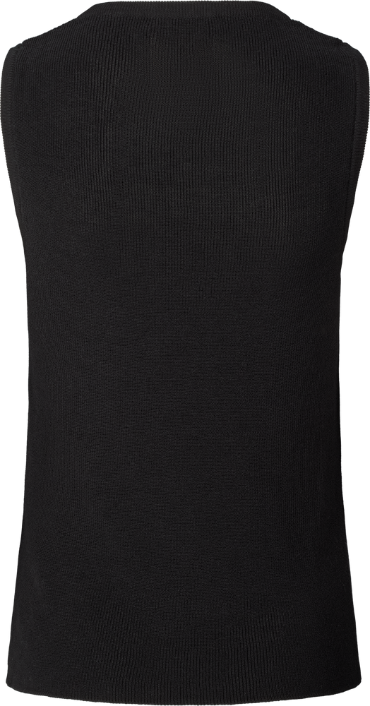 Gai + Lisva SOFIE KNIT TANK GOTS - BLACK