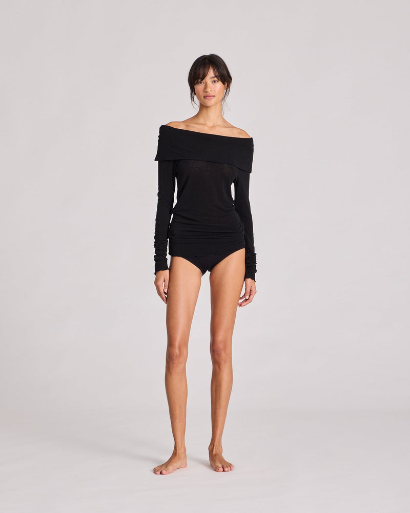 Gai + Lisva ASHA Wool Top - Black