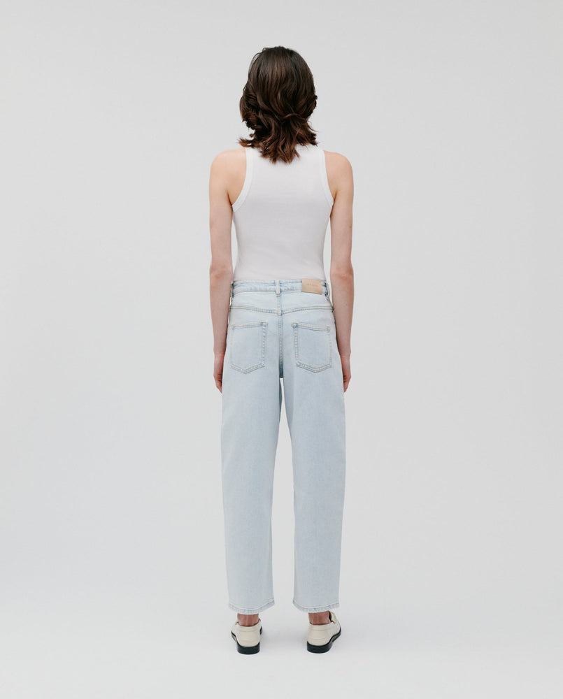 IVY OAK Petra Denim Trousers - Light Blue