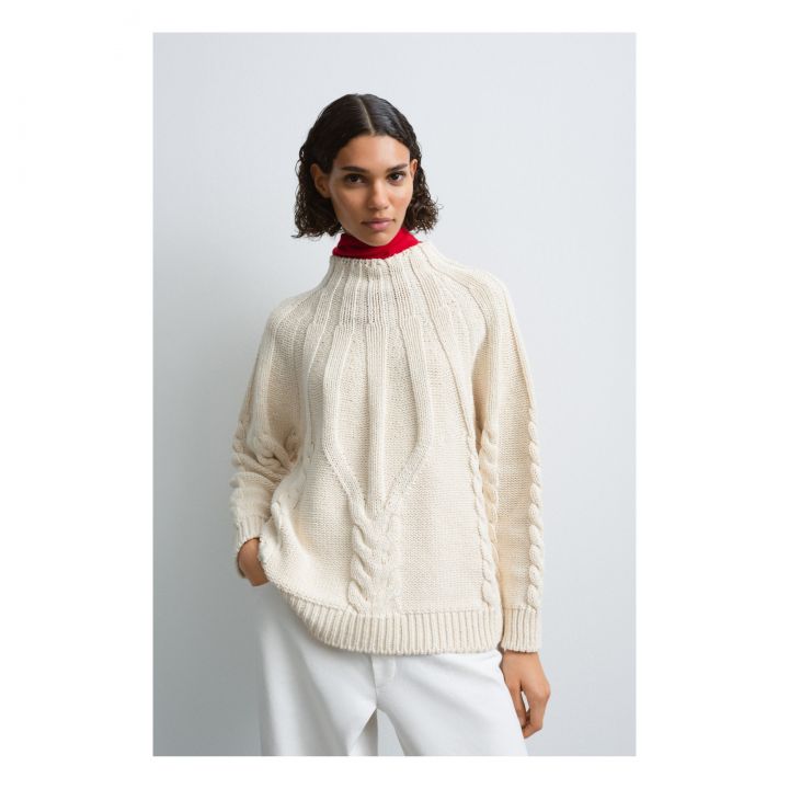 Cordera cotton cable sweater