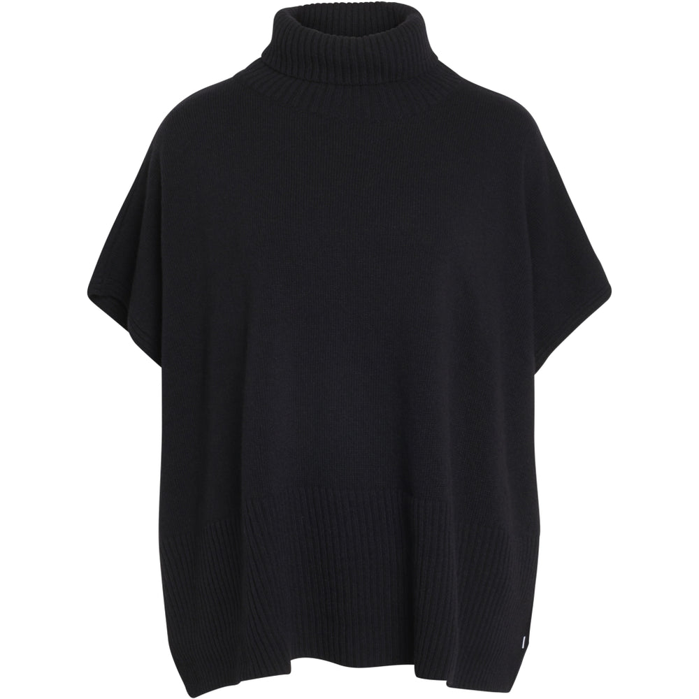 Klitmöller Collective Alba knit poncho - Black